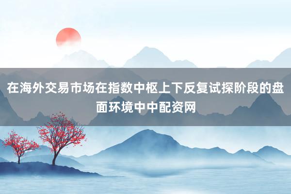 在海外交易市场在指数中枢上下反复试探阶段的盘面环境中中配资网