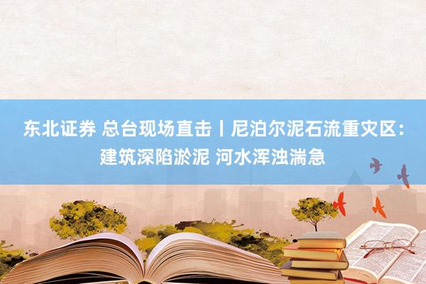 东北证券 总台现场直击丨尼泊尔泥石流重灾区：建筑深陷淤泥 河水浑浊湍急