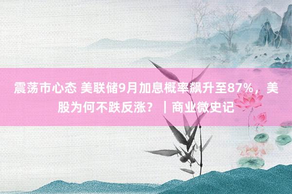 震荡市心态 美联储9月加息概率飙升至87%，美股为何不跌反涨？｜商业微史记