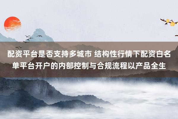 配资平台是否支持多城市 结构性行情下配资白名单平台开户的内部控制与合规流程以产品全生